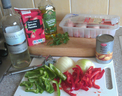 Ingredients for Old School Tuscan Chicken