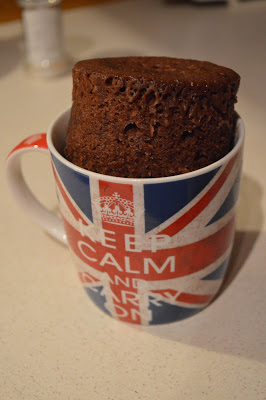 Finished Mug Cake front view