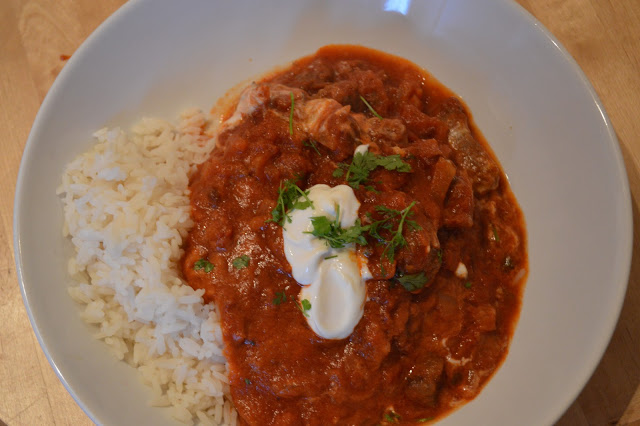 homemade Mexican style beef stew 