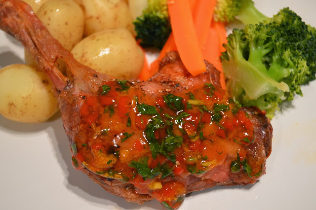 Orange & Chilli glazed duck leg