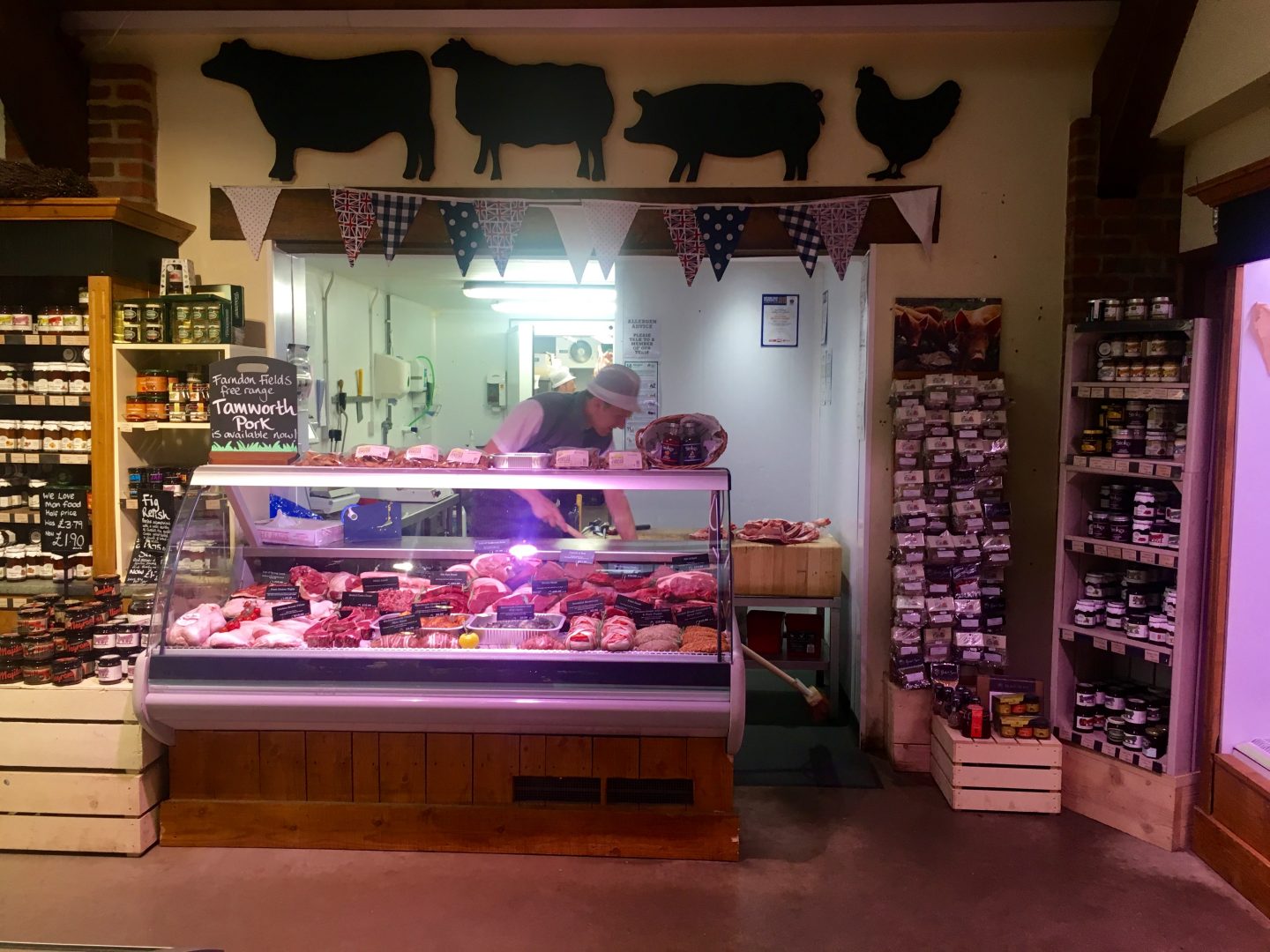 Farndon Fields in-house butchery