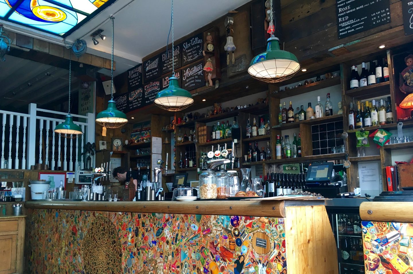 The bar at the galli, gloucester road, Bristol