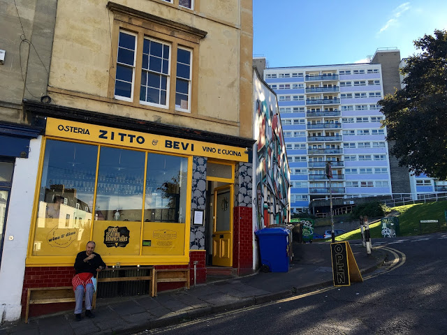 Zitto and Bevi shop front in Stokes Croft