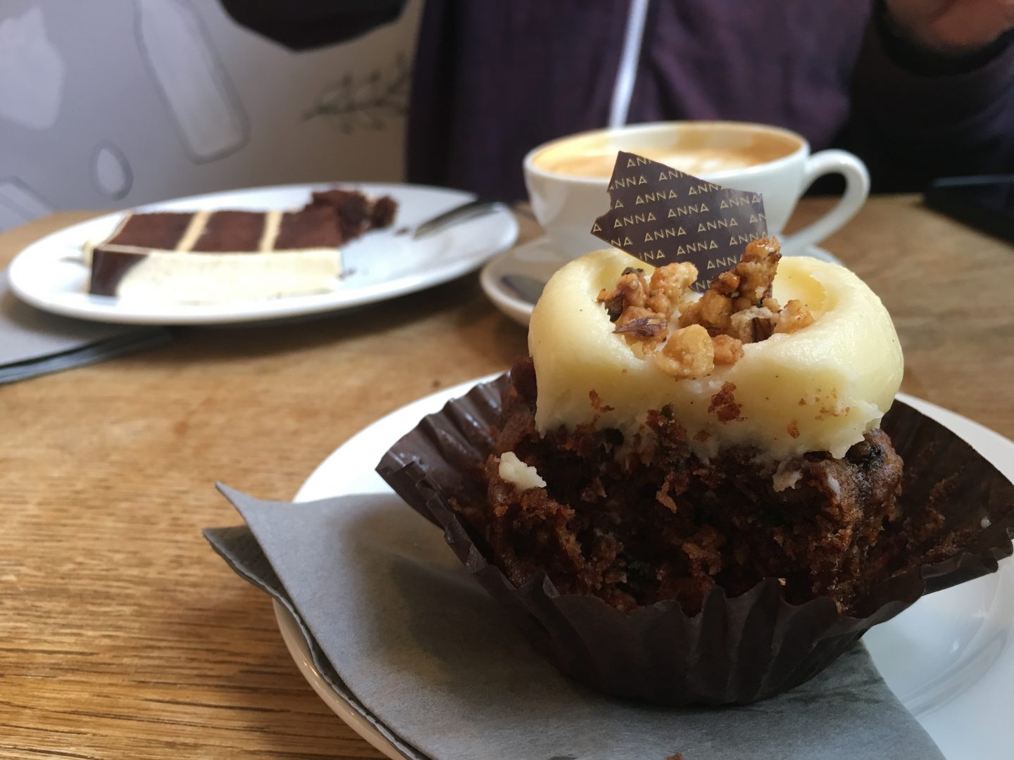 Delicious cake and coffee