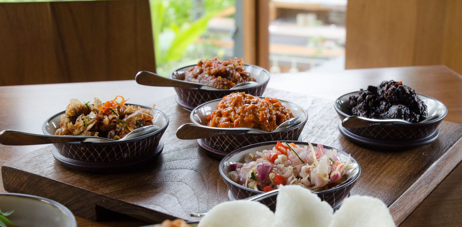 A sambal selection 